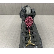 (W) Jordan Black Retro Triple 6 SD DB9818-001 0603